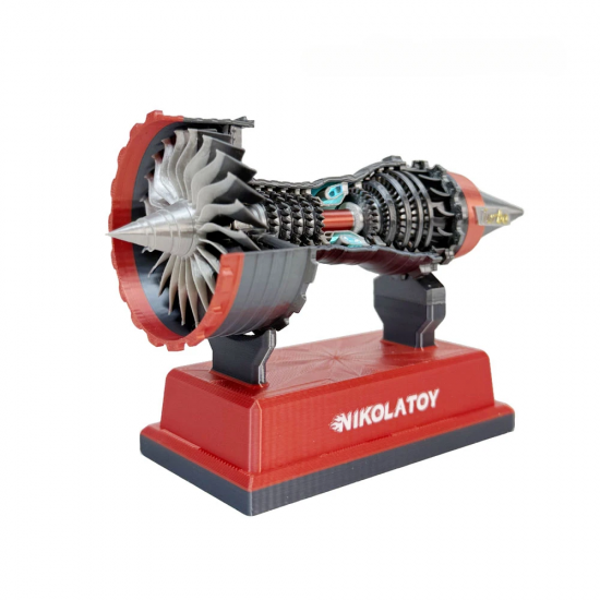 Start Trent900 Aircraft Turbofan Engine Model Wish Mini LED Light Toys